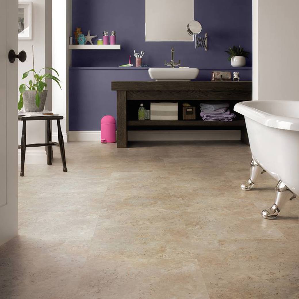 Bathroom with LooseLay LLT202