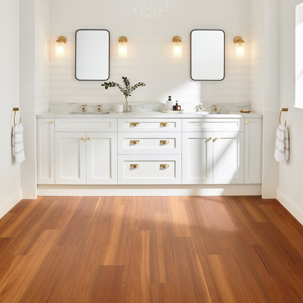 Auburn Spotted Gum VGW144T in a main bathroom Van Gogh